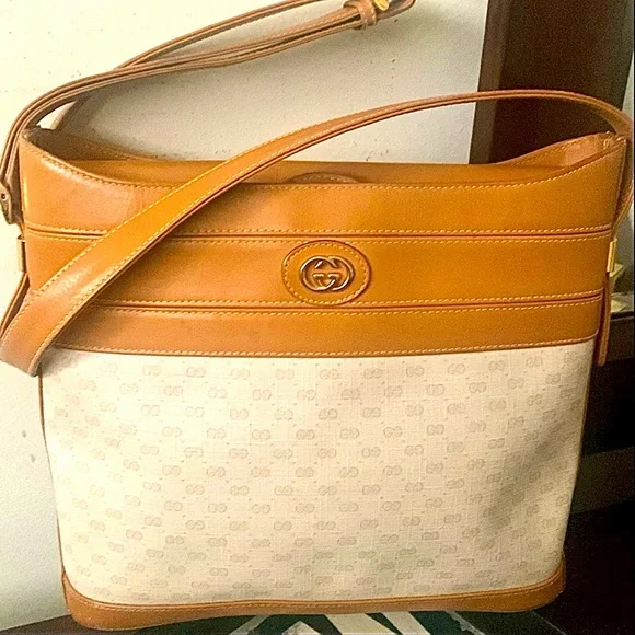 Gucci Vintage Micro GG Crossbody Convertible Adjustable Shoulder Strap Bag - Picture 3 of 12